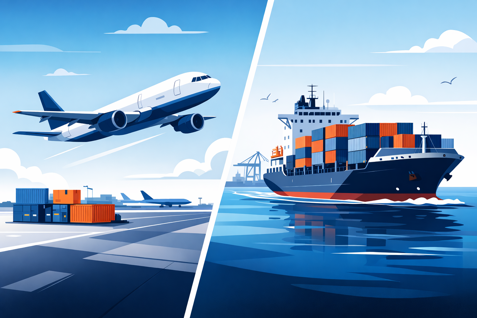 Air Freight vs Sea Freight